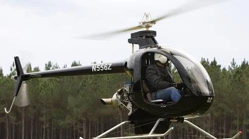 单人共轴直升机图片