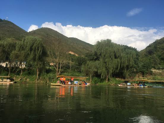 贵州木城丽水,冬季水上布依_景区