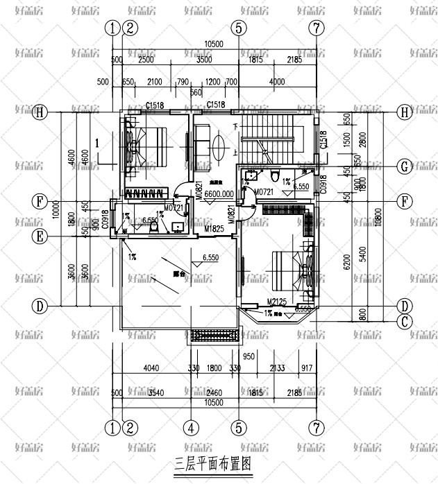 长10米宽9米建房图纸图片