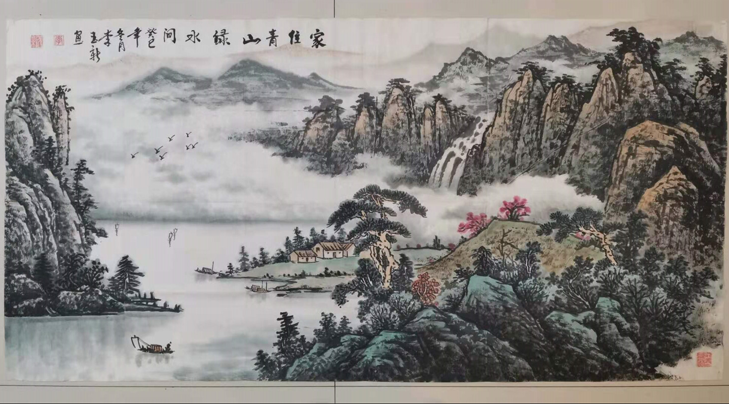 专访阜阳知名画家李玉新妙笔绘丹青寄情山水间