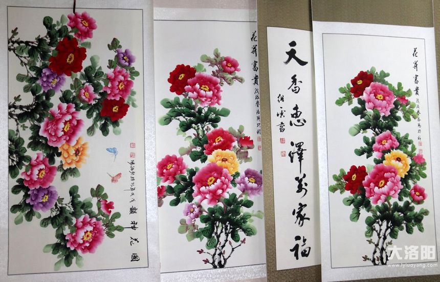 知名画家张巧玲牡丹画魅力无穷!_洛阳市