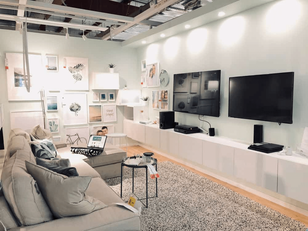 来看几个宜家的客厅整装设计