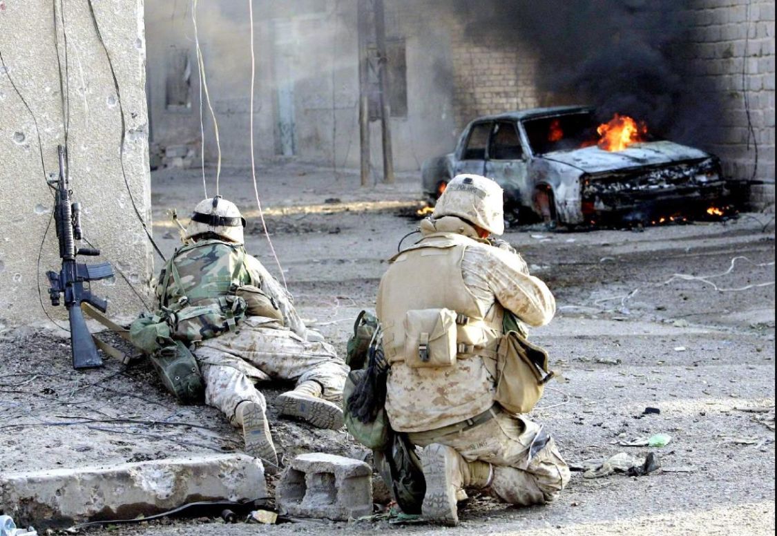 美军在伊拉克战争的实战中得出结论,将坦克排除在城市作战之外的原则