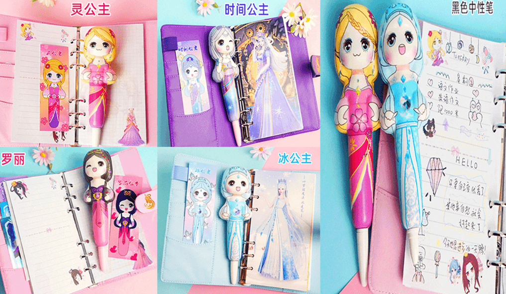 叶罗丽泡泡笔新品上线上手解压神奇公主陪你一起学习