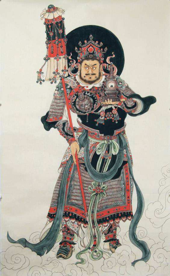 封神演义3位天王形象上很容易搞混其中2位本就是同一个来源