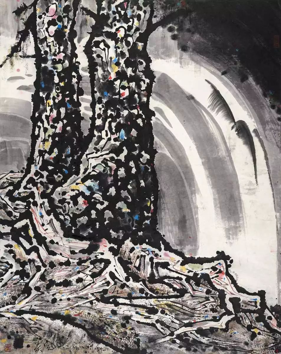 千姿百态大师吴冠中笔下的树