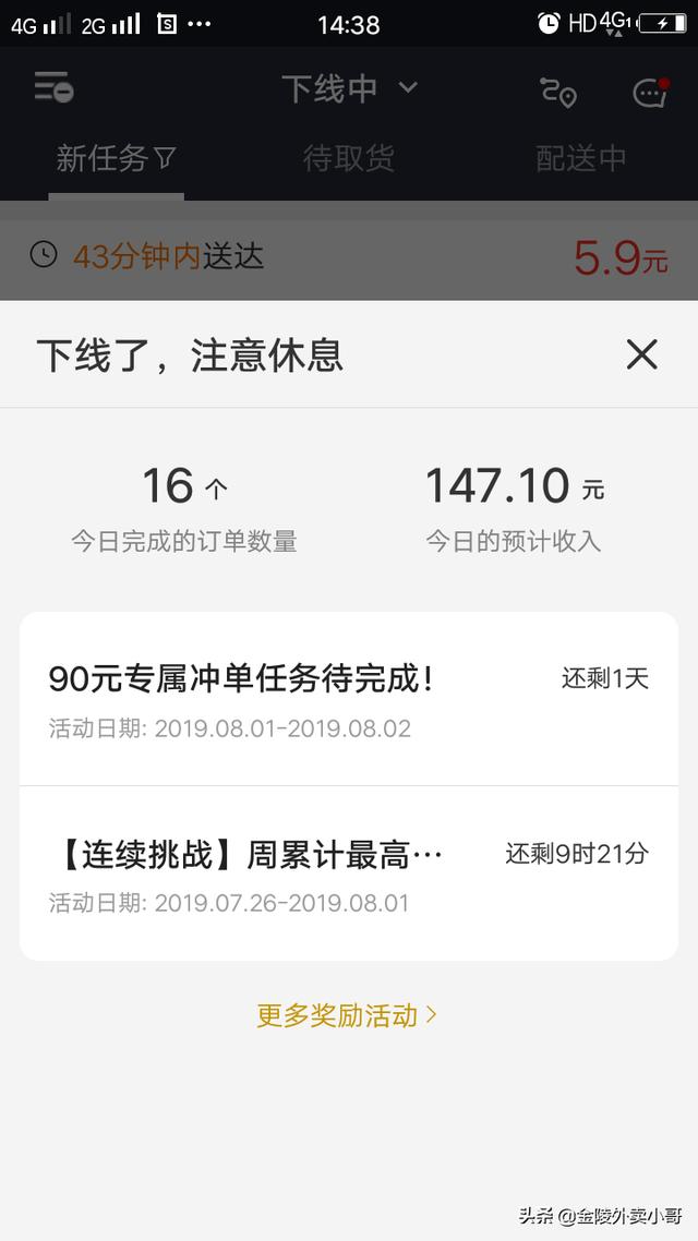 美团众包只跑晚上能挣多少（外卖晚上3个小时能挣多少钱）
