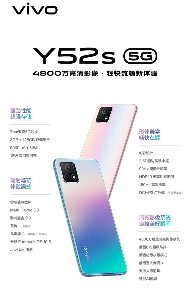 新机未发先降价,vivo y52s开启促销模式,到手价低至1728元