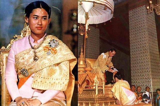 原创泰王室发布诗琳通年轻美照!穿串珠裙涂口红,瓜子脸比诗妮娜都美