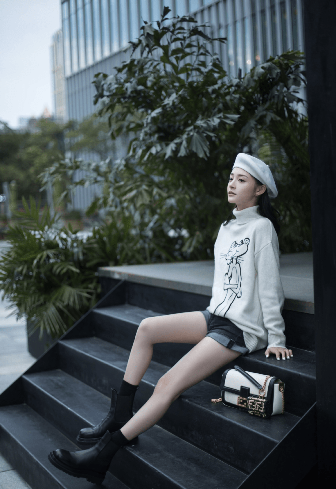 原创周洁琼的甜美气质太惹人爱了私服穿搭配色清新靓丽少女感爆棚