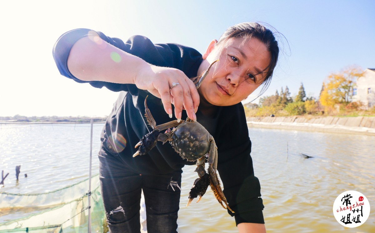 长荡湖这个蟹二代,是个创业十年的拼命三娘_施玲玲
