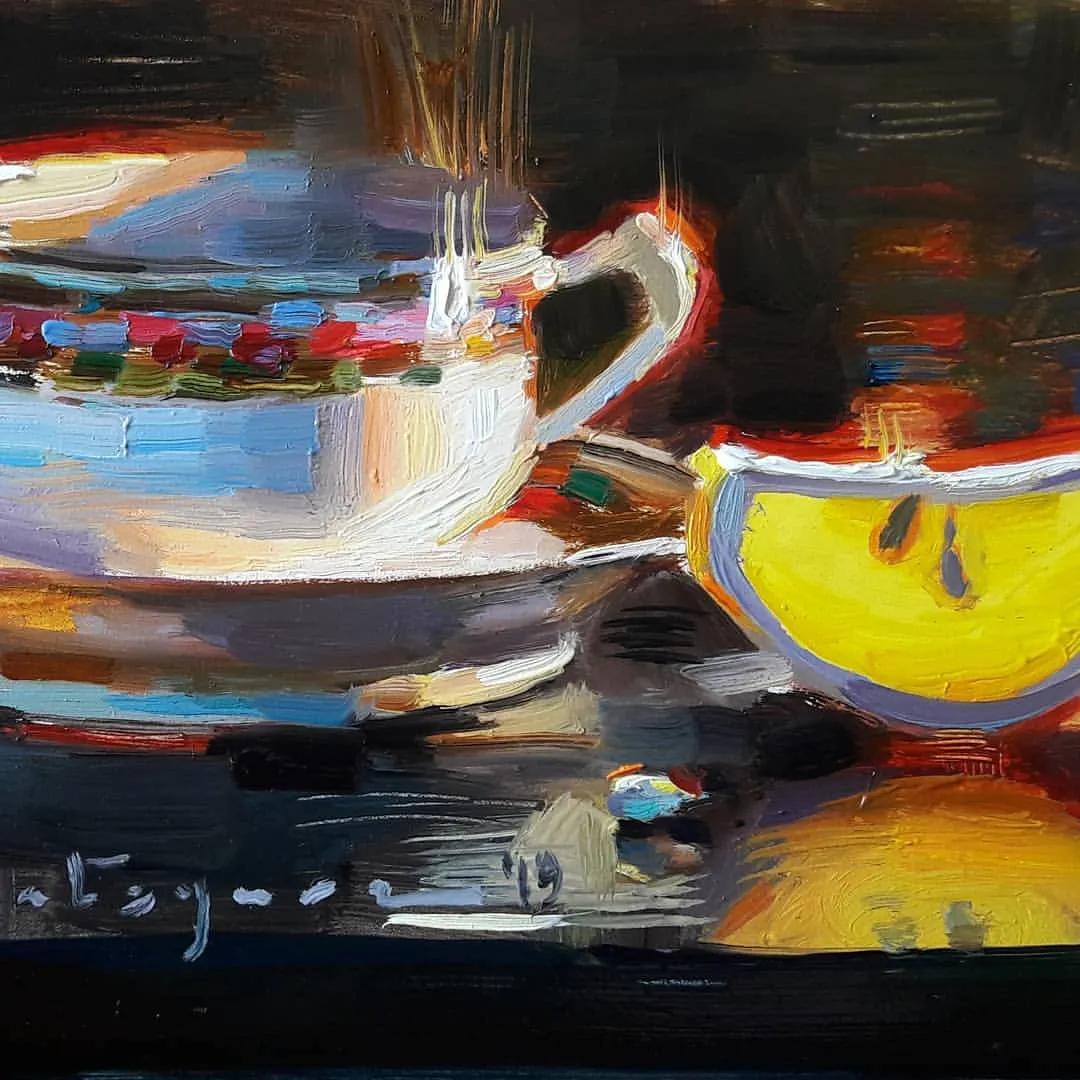 来学学!校尉美术带您欣赏饱和度满满的绘画作品