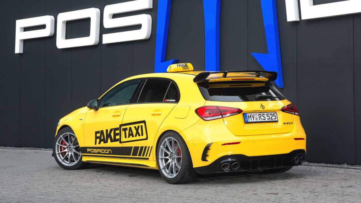 "钢炮"不谈操控,只崩直线?这辆改装amg a45绝对不服_性能