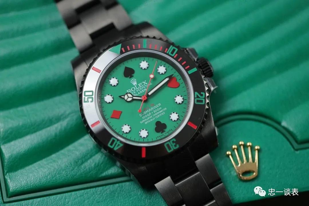 忠一表业个性的劳力士改装联名blaken改装拉斯维加斯赌王限量版腕表