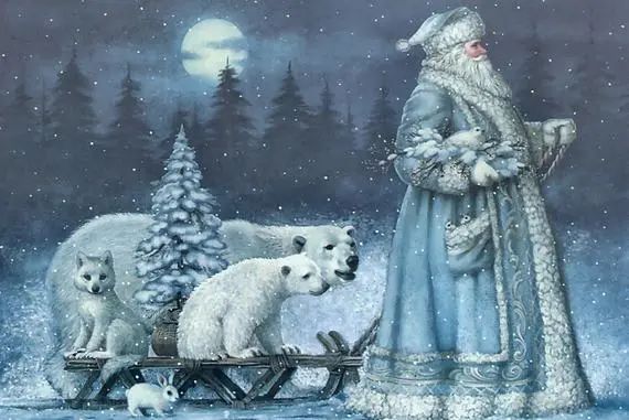 严寒老人也可以说是俄罗斯的"新年老人",因为庆祝圣诞节的日子和新年