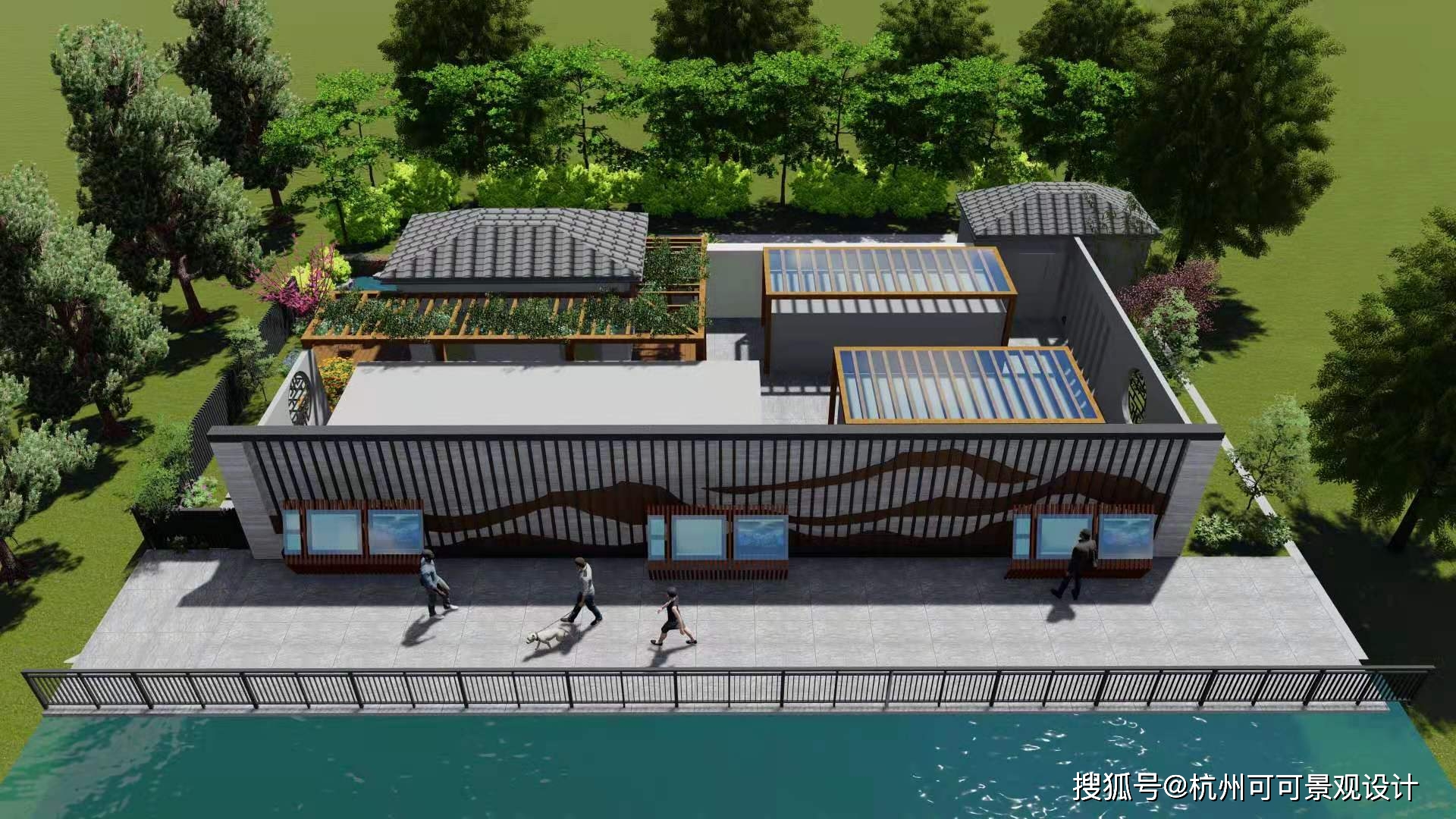 设计案例分享:400平厂区景观改造,打造花园式厂区,工作生活更舒心!