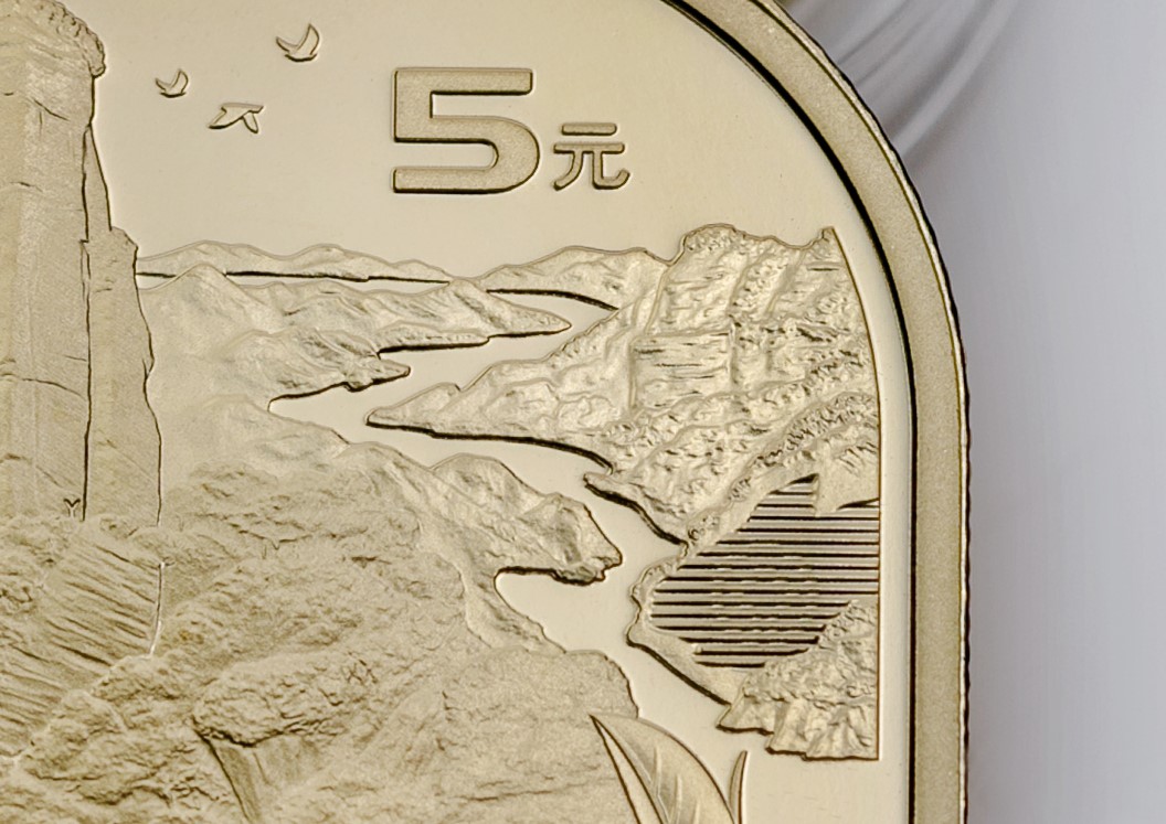 微距下的武夷山币