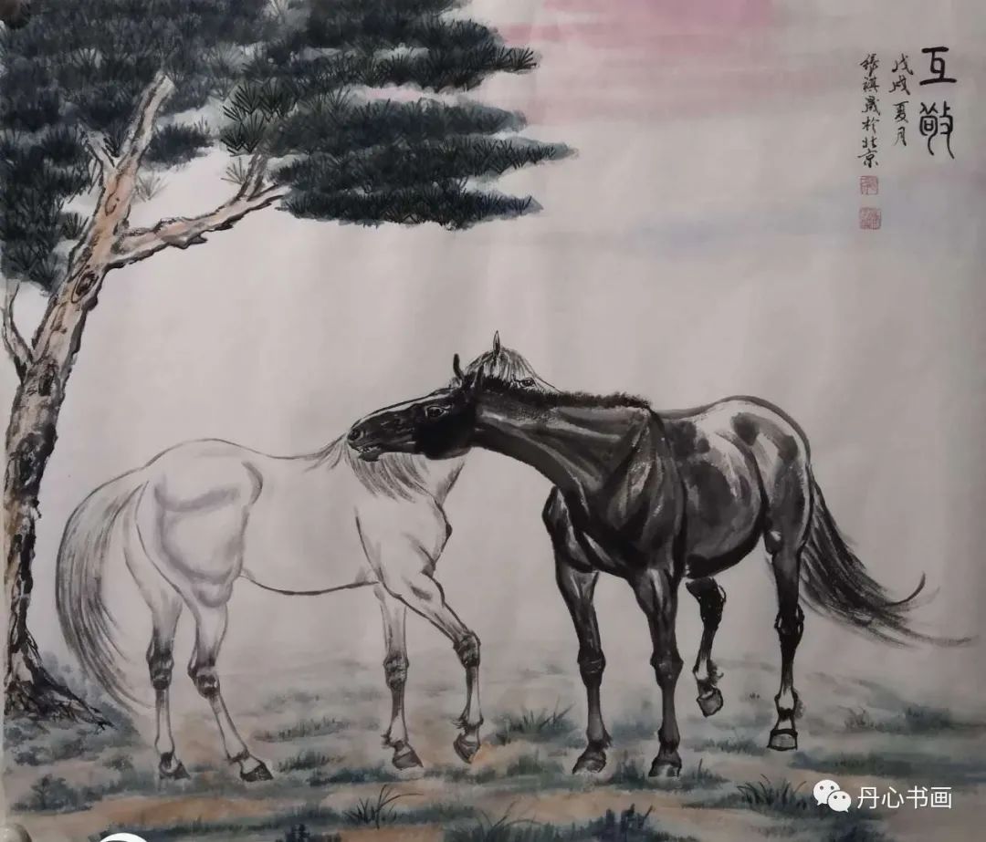 千里馬馬到功成任我行祺開得晟畫家張祺晟