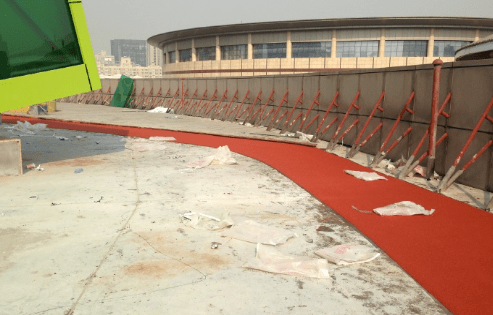 郑州市索易儿童成长中心楼顶塑胶地坪