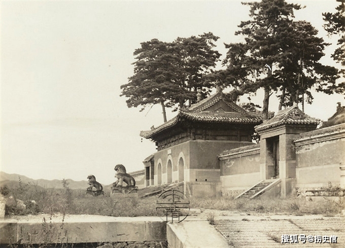 老照片,1934年河北承德外八庙普乐寺