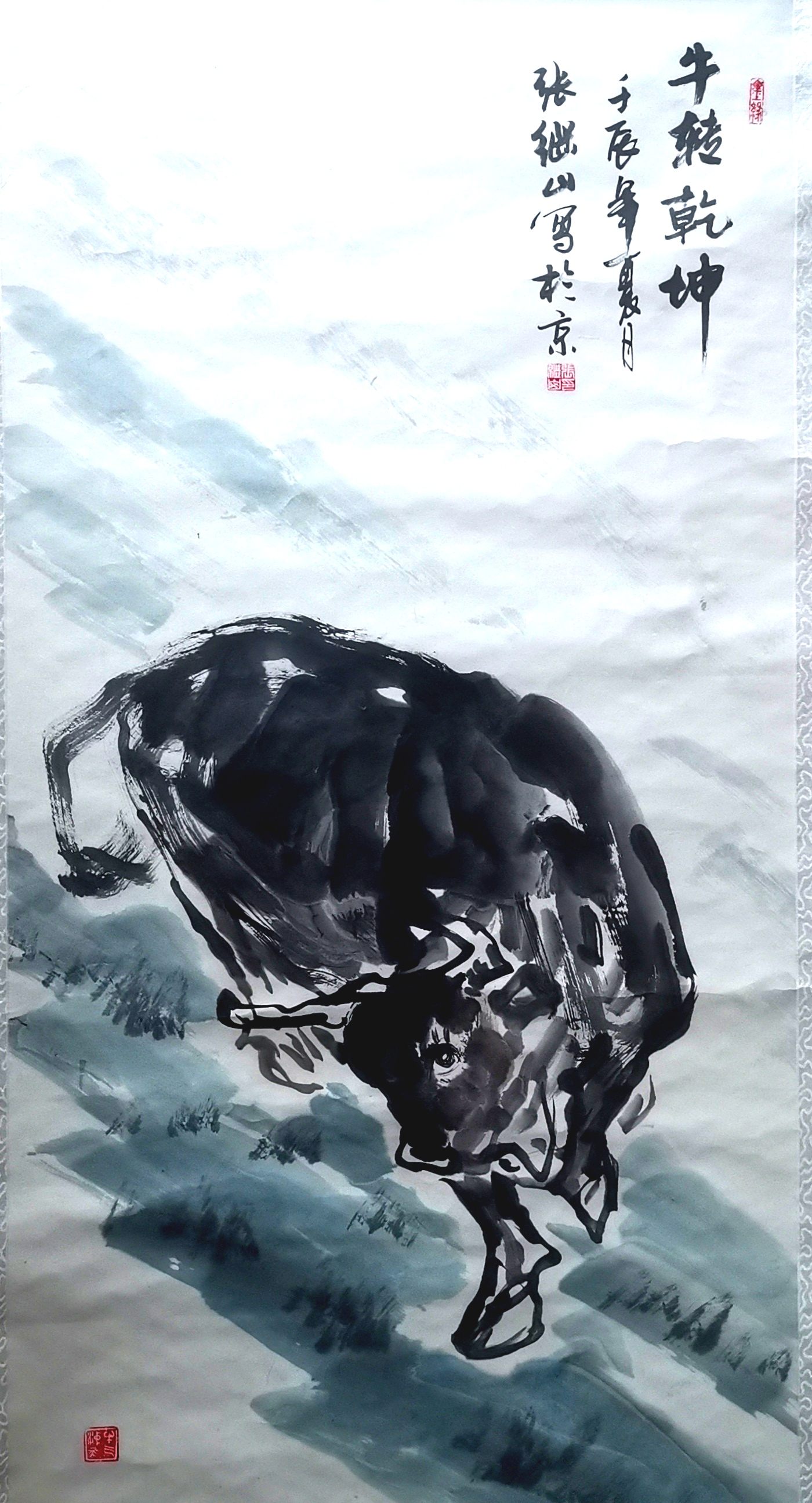 牛画名家张继山迎辛丑牛年作品赏析