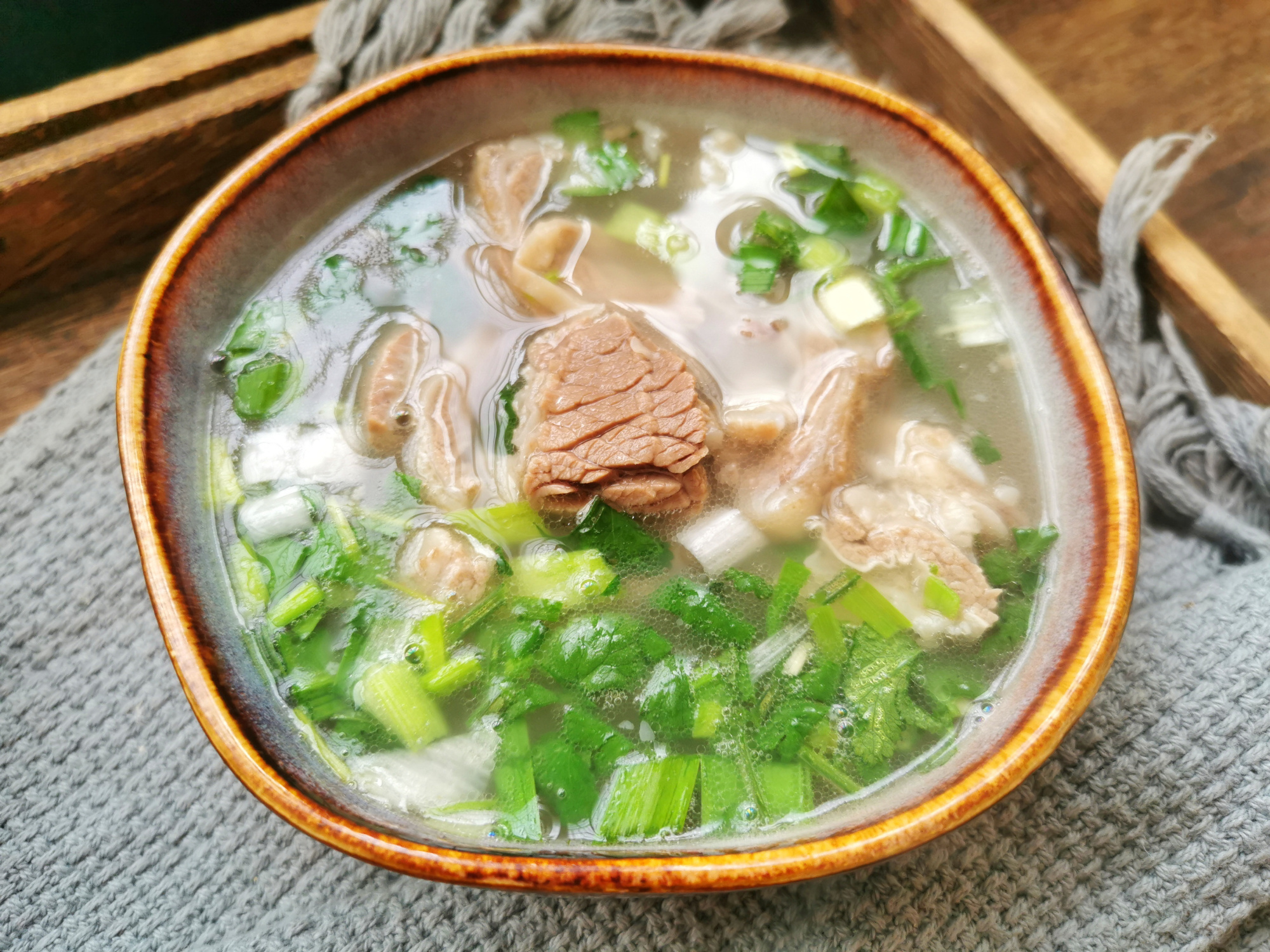 燉羊肉湯,記住