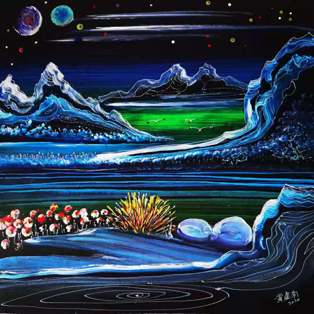 当代名家著名油画家黄建南先生的绘画艺术