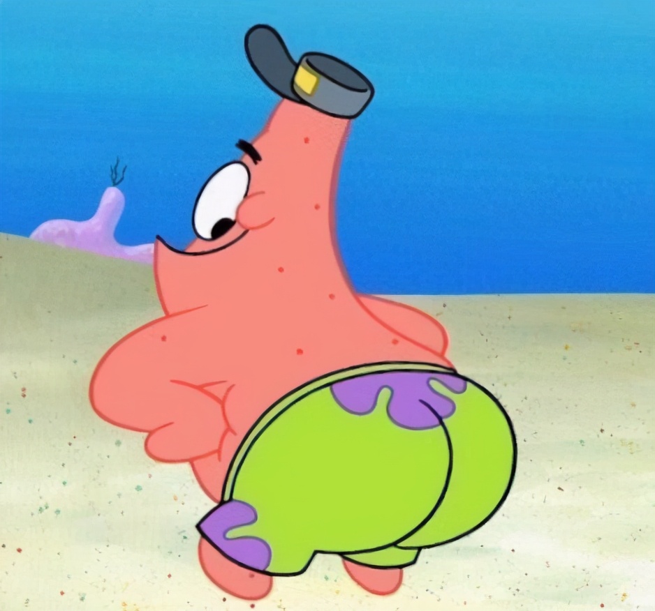 派大星本体被发现了,是一只翘臀海星,网友:好想拍一下它的屁股