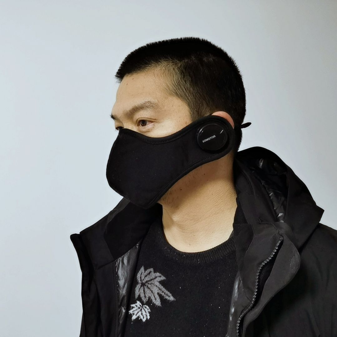 可以听歌的口罩 酷不酷,somotor功能耳机上手