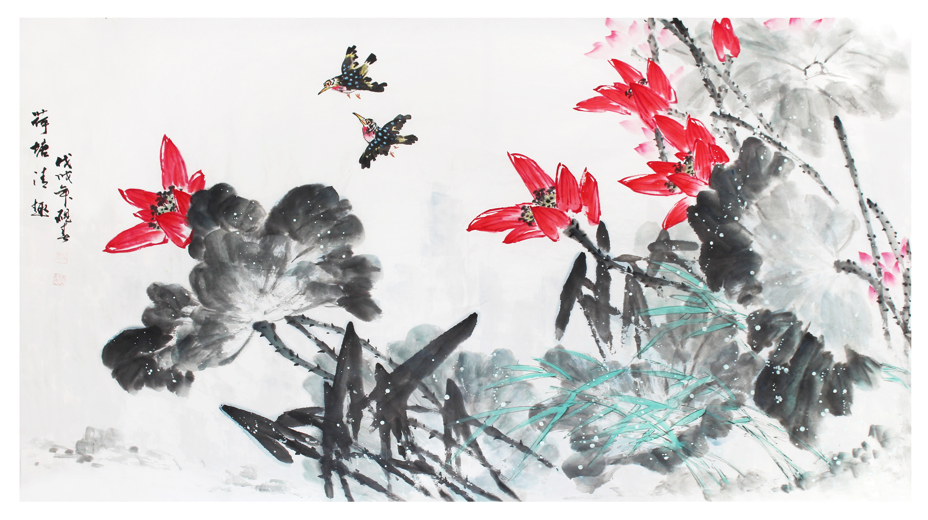 艺术人物当代国画花鸟画家何涛