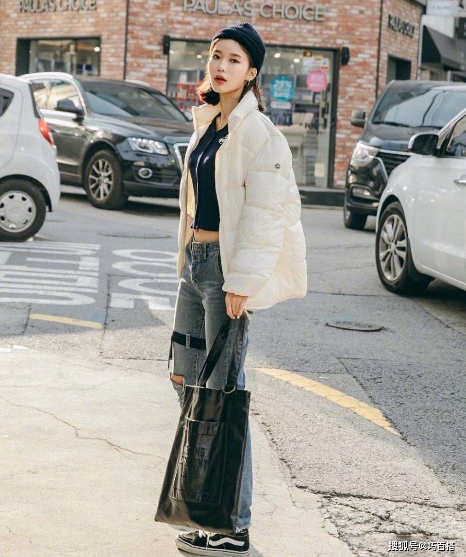 原创韩国欧尼秋冬街拍合集搭配简单气质up日常上班都能轻松应对