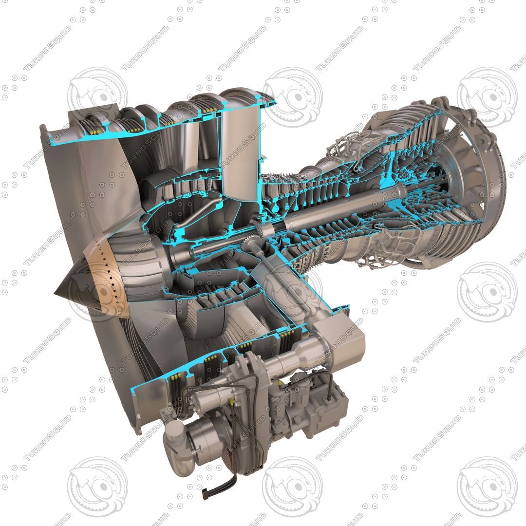 航空图鉴:如此精细的发动机剖面图(1)