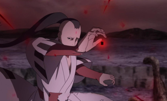 原创博人传:果心居士使用s级火遁,威力不输天照,慈弦忍术效果炫酷