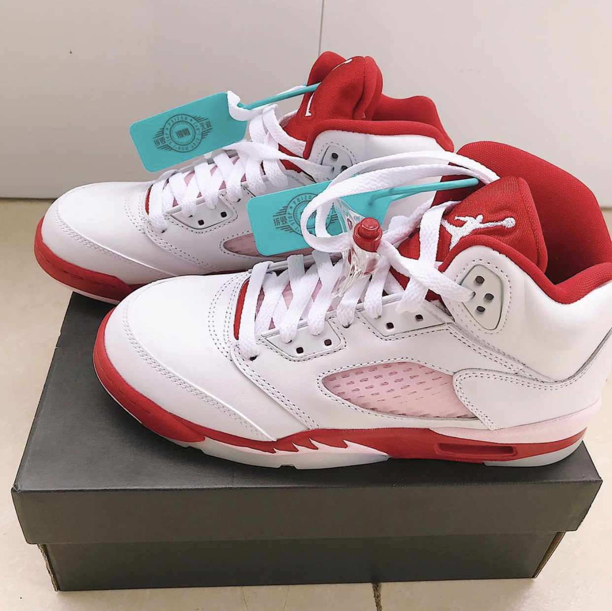 粉嫩粉嫩的情人节aj5 air jordan 5 pink foam 情人节