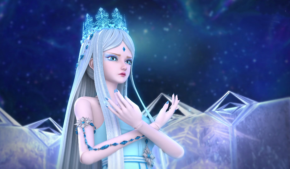 叶罗丽冰公主真遭罪刚吸仙力又被复制现在冰封自己毁迷宫