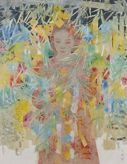 日本最优秀的青年女岩彩画家她的作品太美了