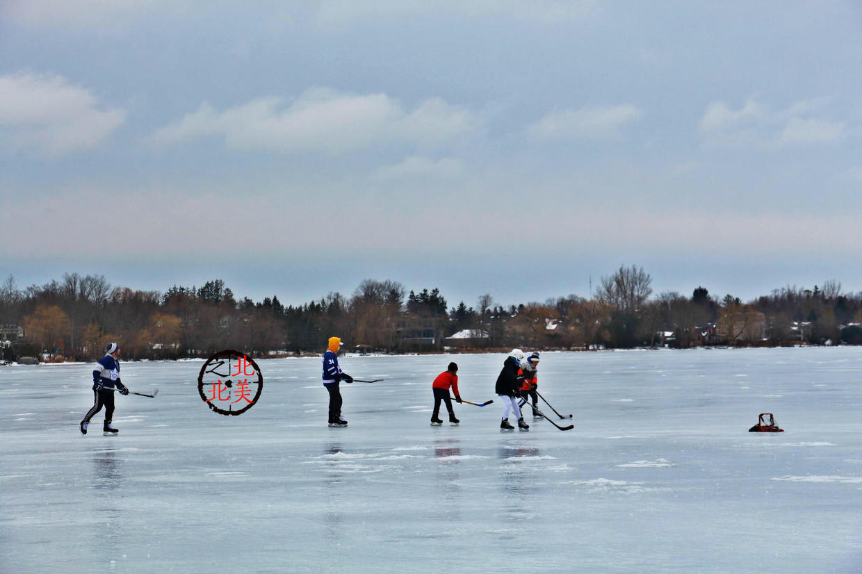 加拿大:疫情宅家,为了户外活动,四处寻找滑冰场