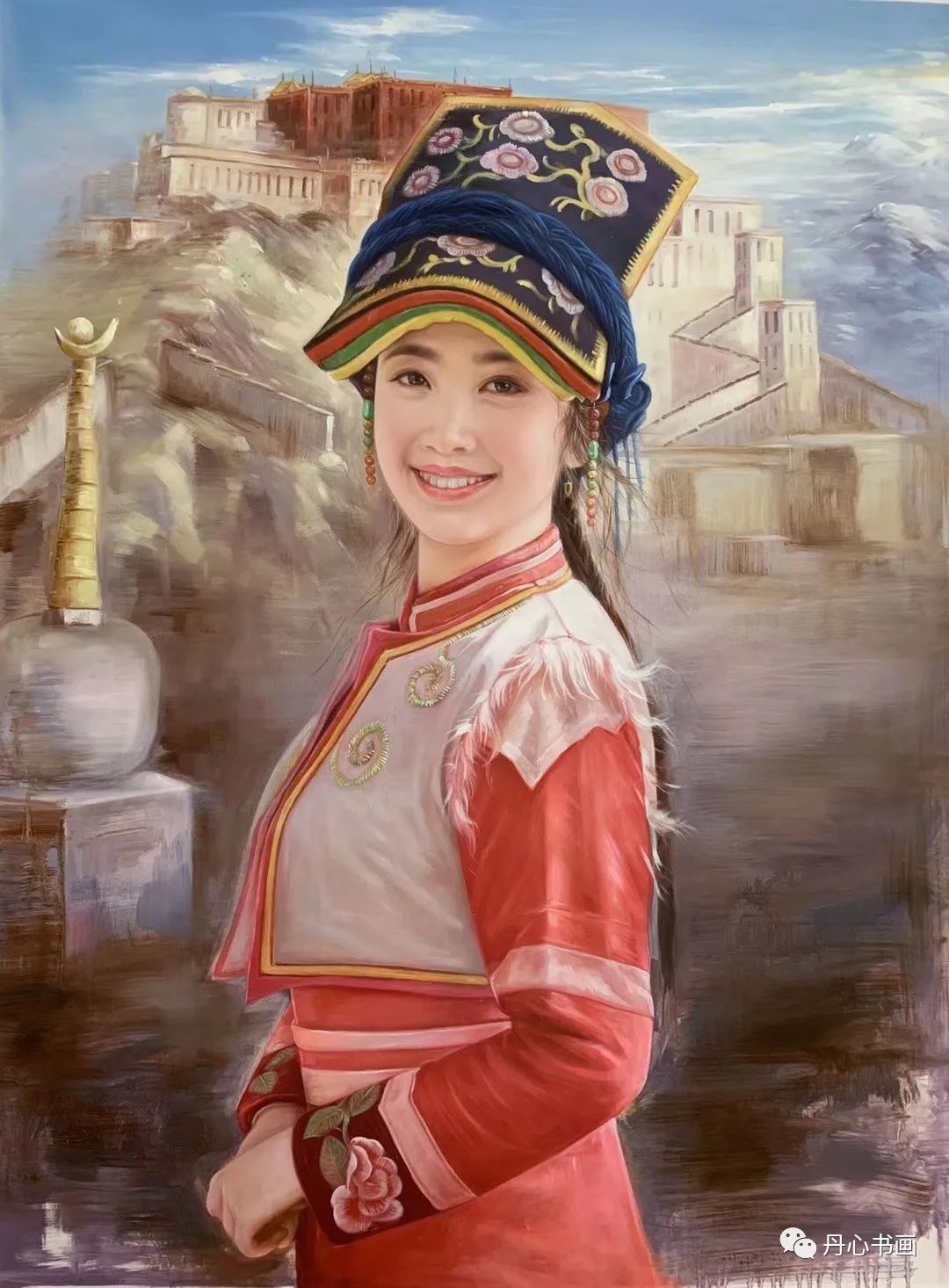 浪漫色调勾人物写实追问思艺术油画家张嘉应