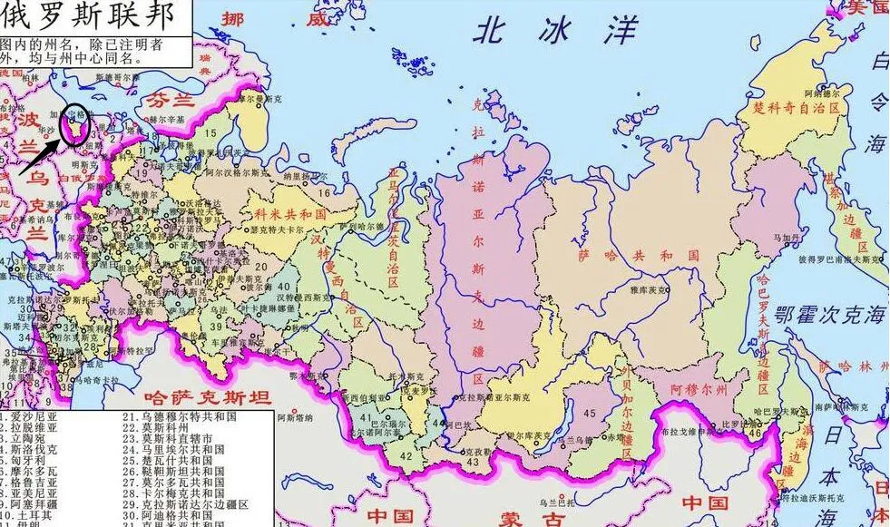 加里宁格勒地理位置图片