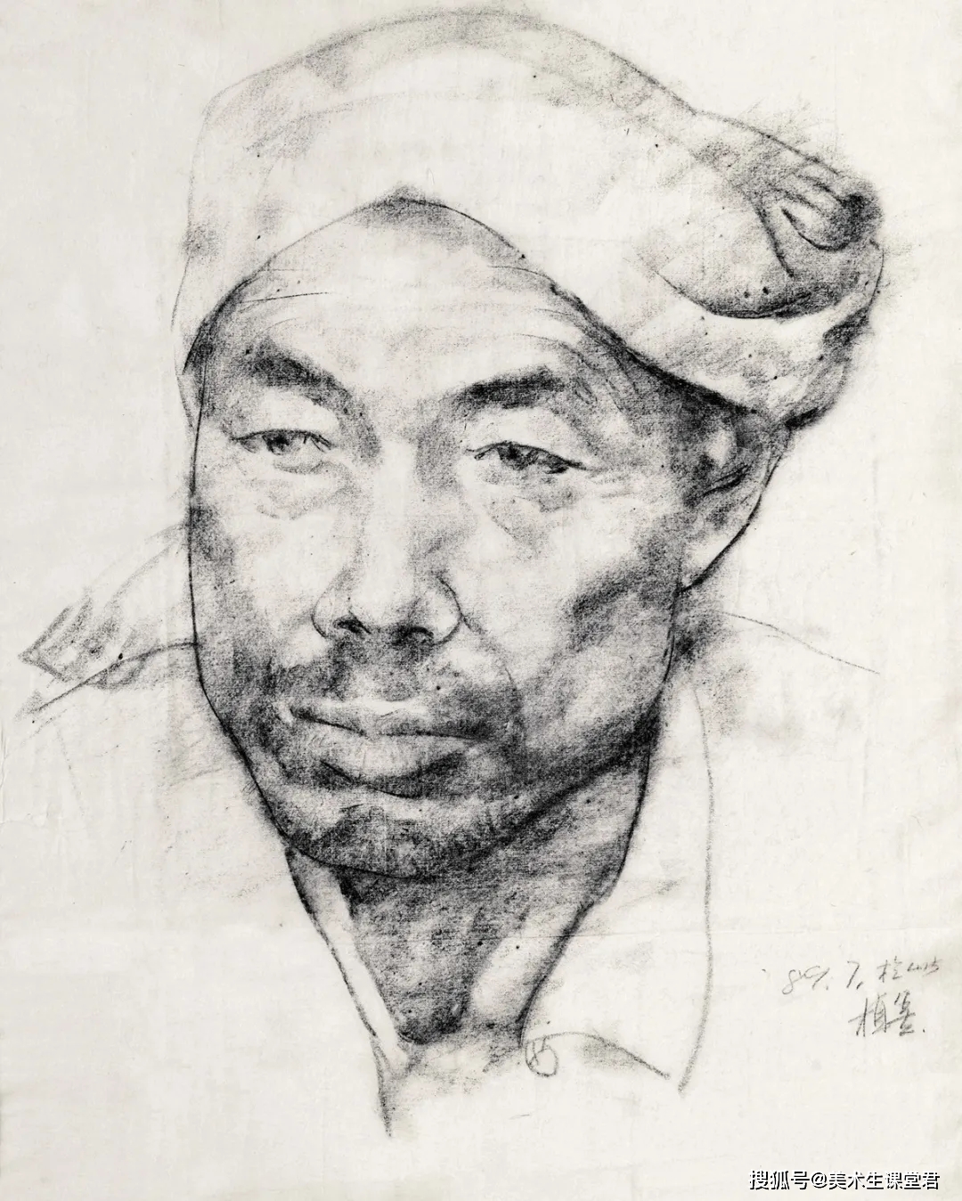 原山西大学美术学院院长——韩植墨素描欣赏