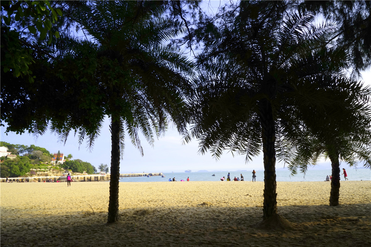 椰风树影，碧海蓝天的海上花园