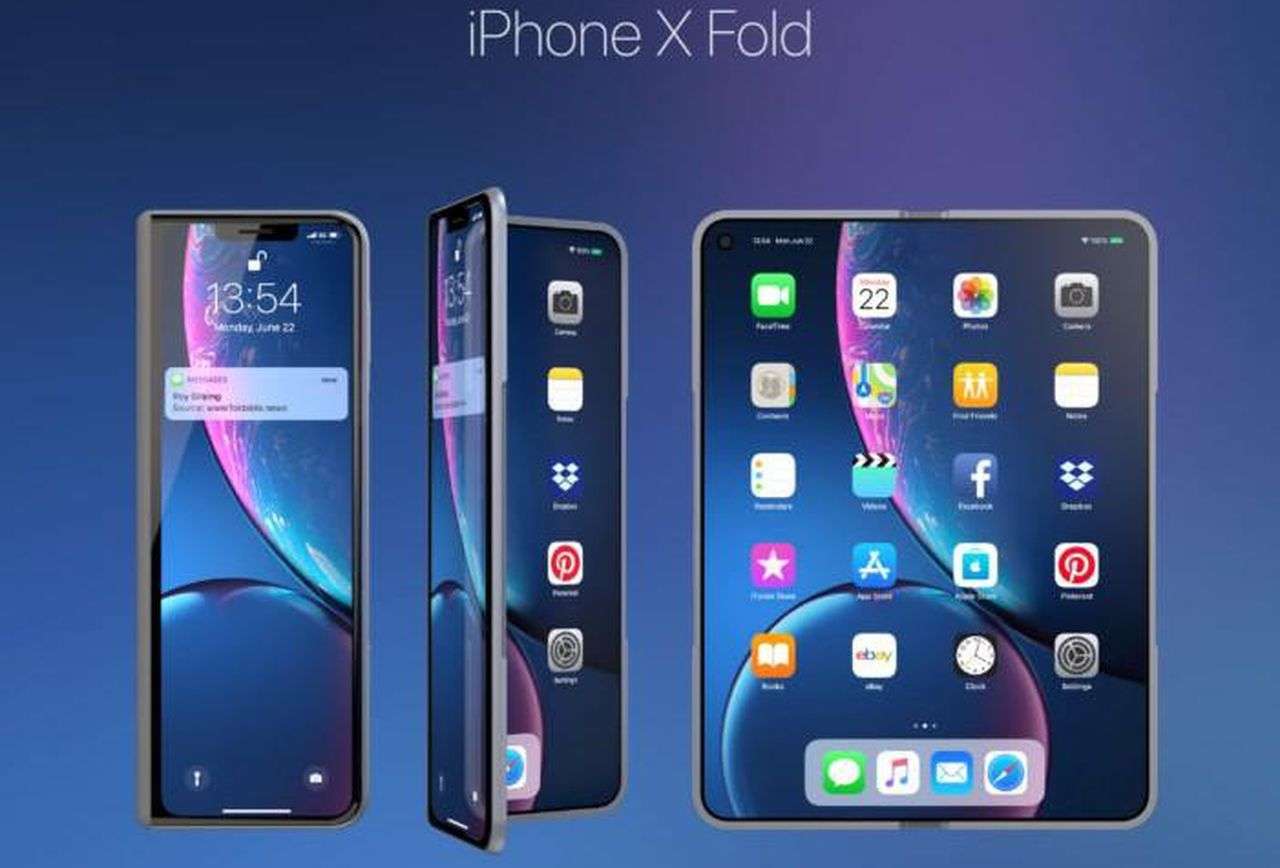 设计|无刘海+折叠，苹果的新iPhone手机你喜欢吗？