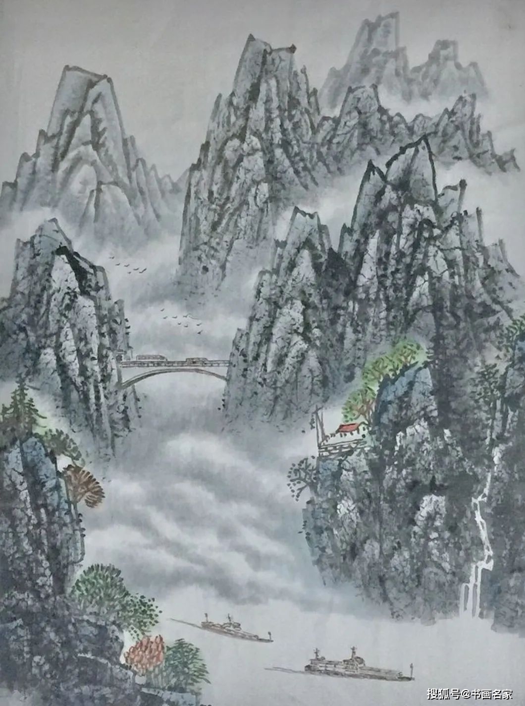 《巫峡神女峰》尺寸:85x85cm