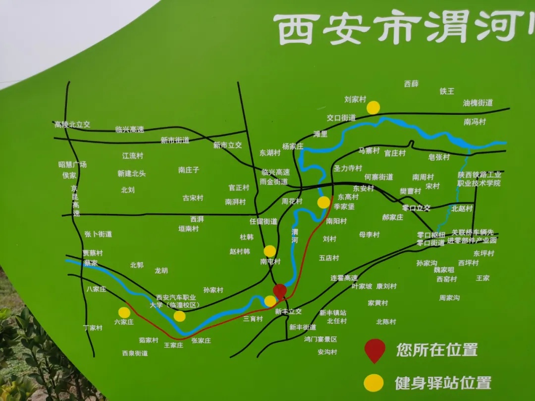 组团来瞅临潼河堤路上的小惊喜