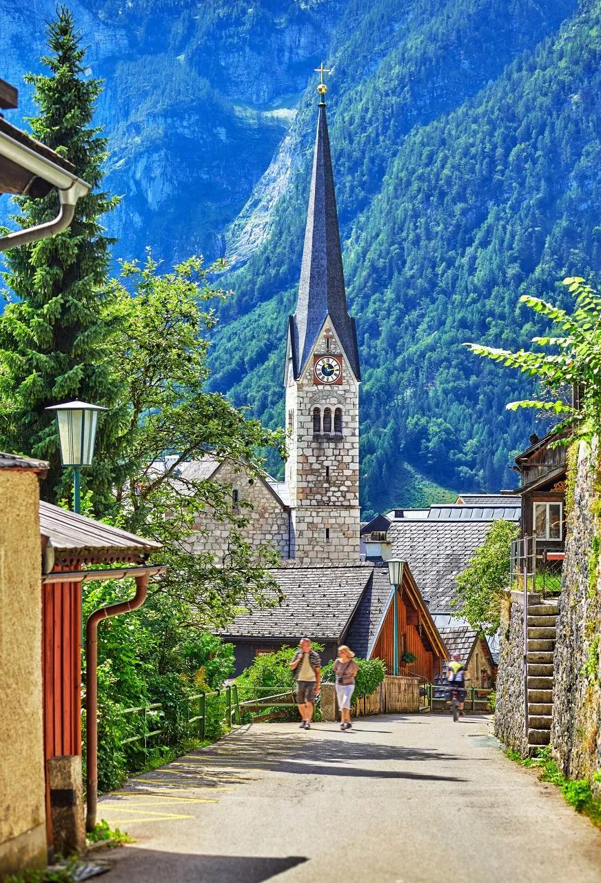 奥地利小镇哈尔斯塔特，天堂在人间的真实存在