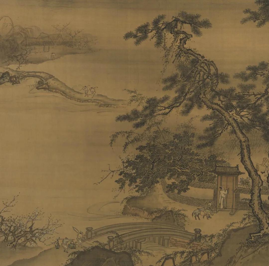 《春游晚归图》 明 戴进