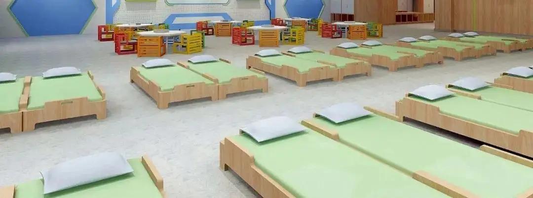 舒适的午休条件阅览室——幼儿园里的智慧屋波浪式体能训练场地园内