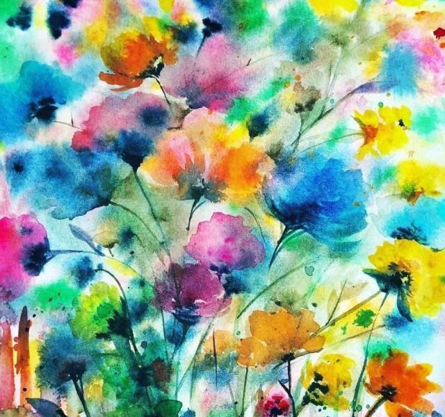 原创徐静蕾书画大变脸油画比水彩还要好独创书法入油画却遭吐槽