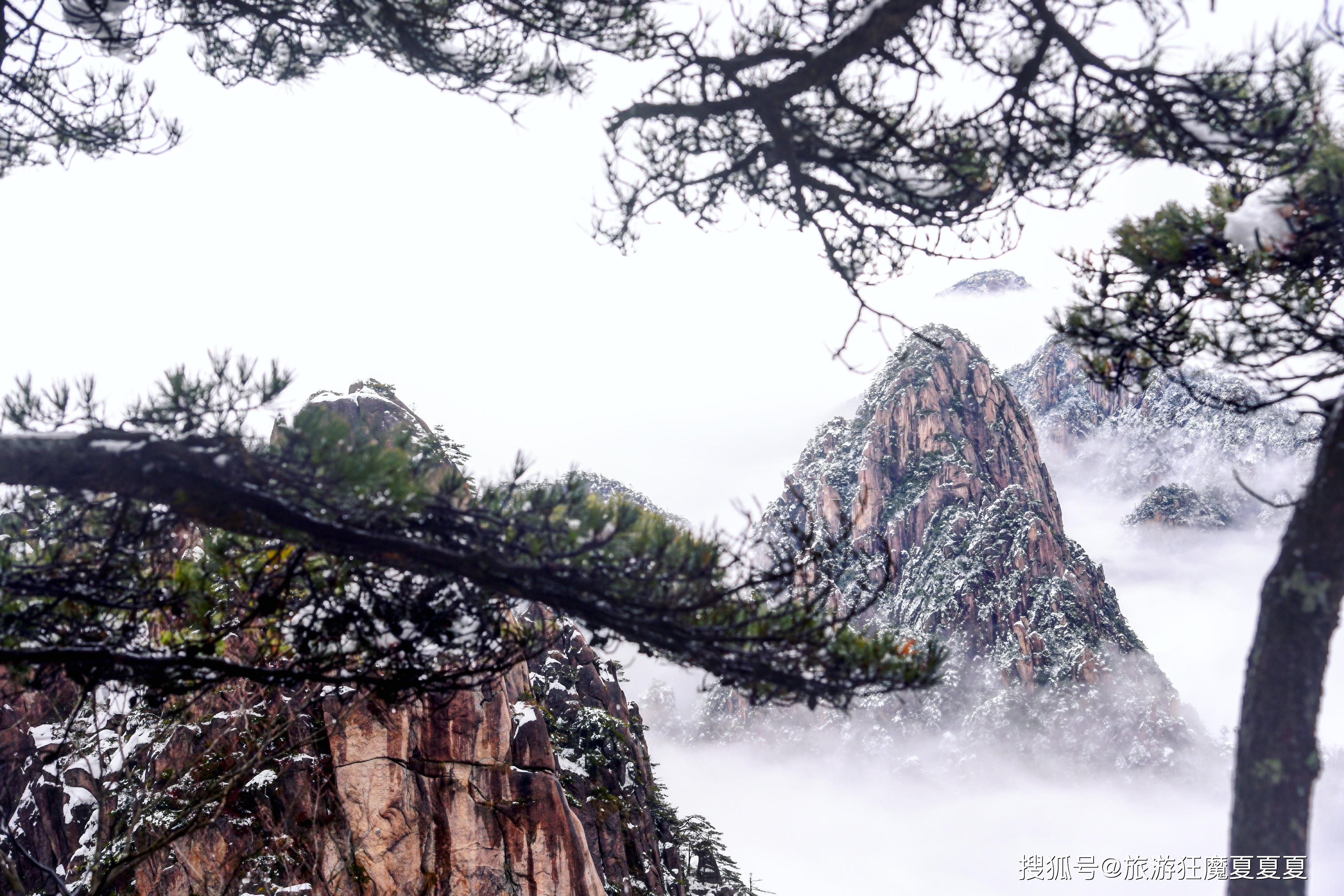 明明没水却以“海”闻名，堪称黄山必打卡之地，美得宛如水墨画