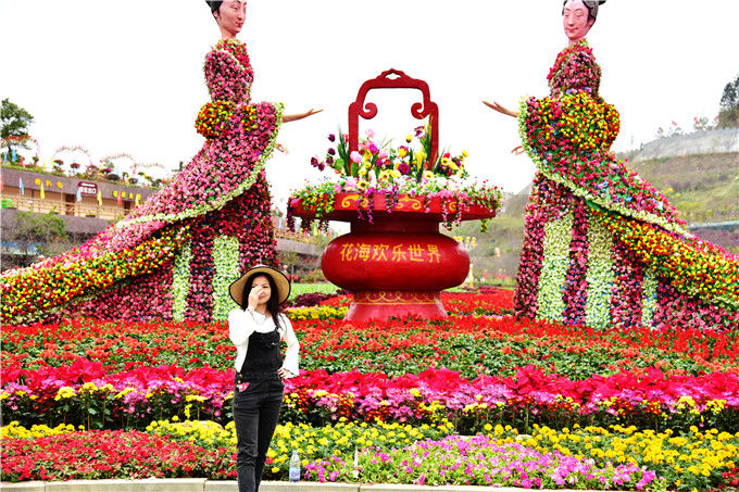 大块大块“金砖”，大个大个“金元宝”，江门景区春节的网红景点